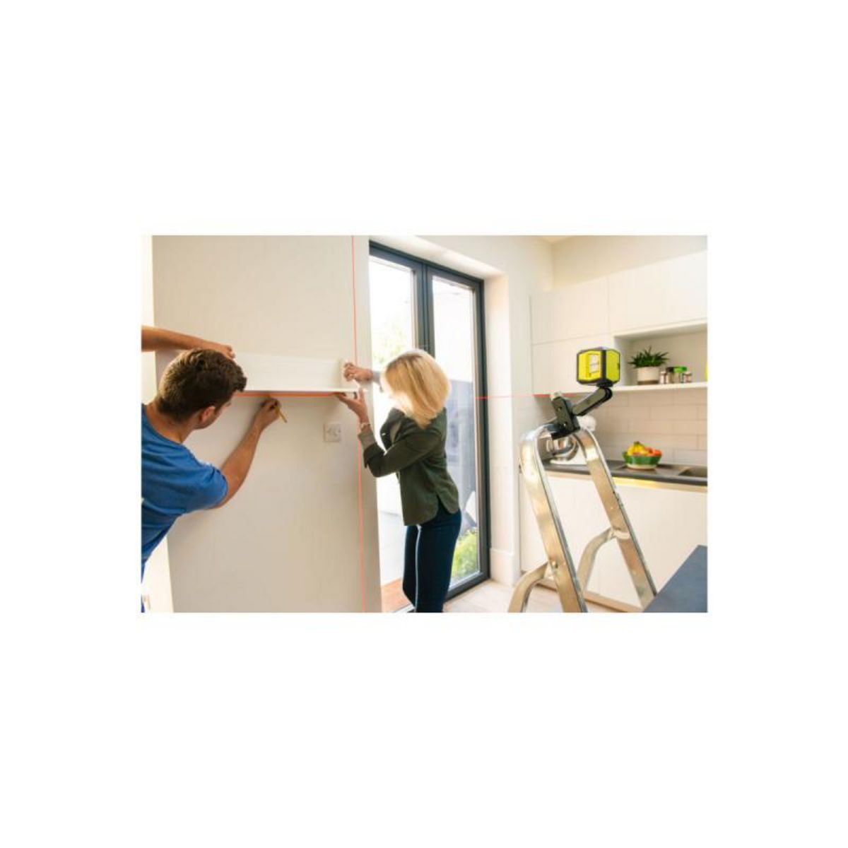 Ryobi Laser croix rouge RYOBI - 10m de porté - 0,5mm de précision - RBCLLR1