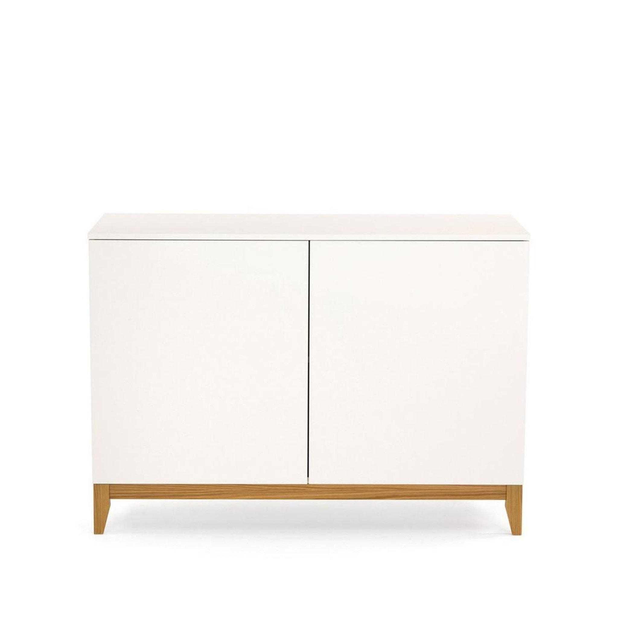 Voir la diapositive 5 : Paris Prix Buffet 2 portes  blanco  120cm blanc & chêne