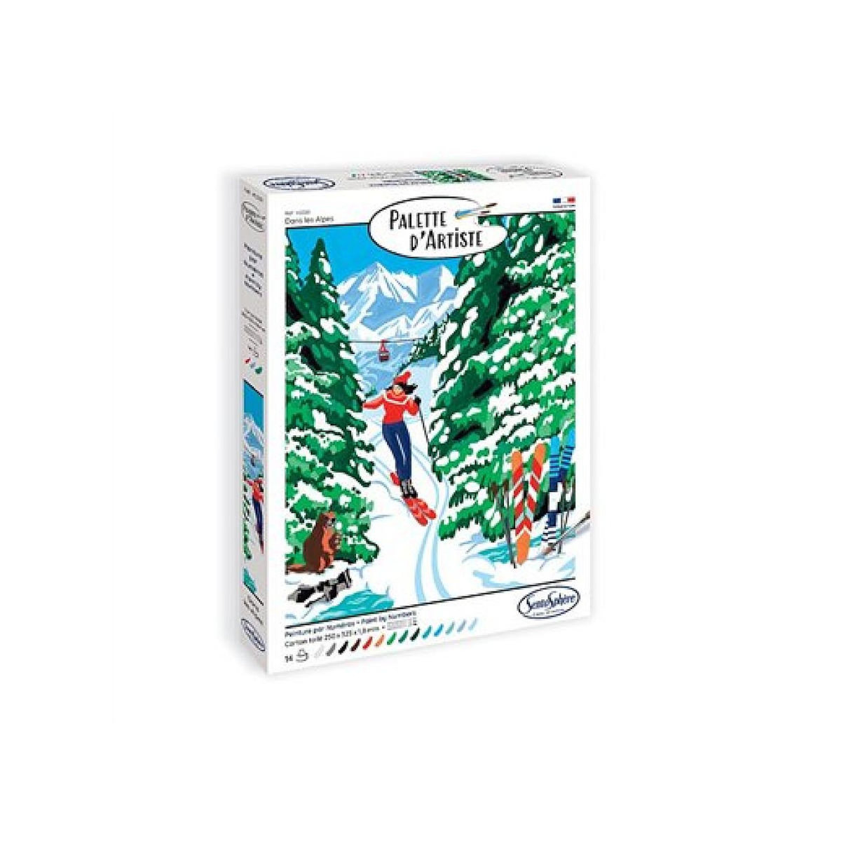 Sentosphere Palette d'artiste - Dans les Alpes