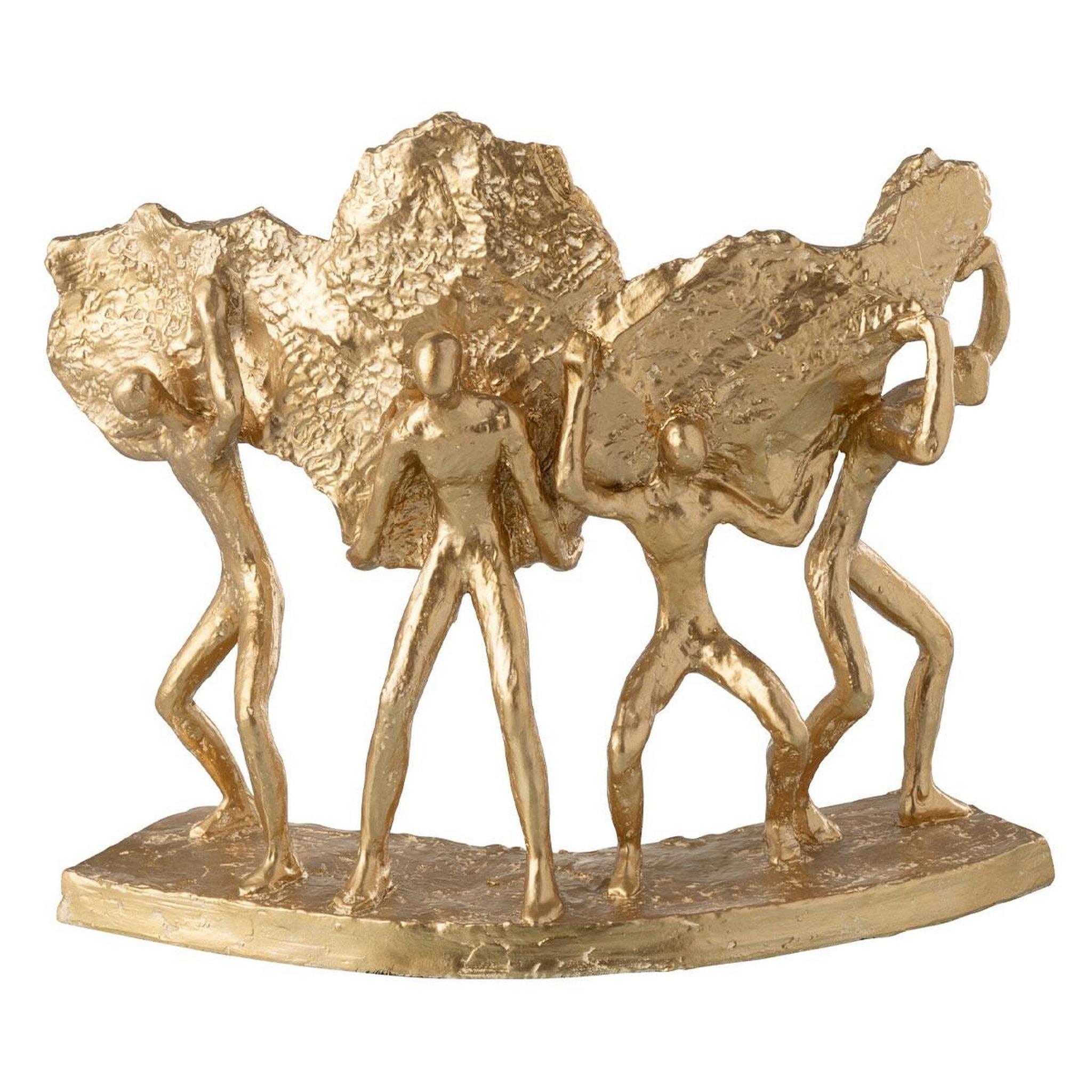 J-LINE Statuette 4 Figurines  Brady  27cm Or