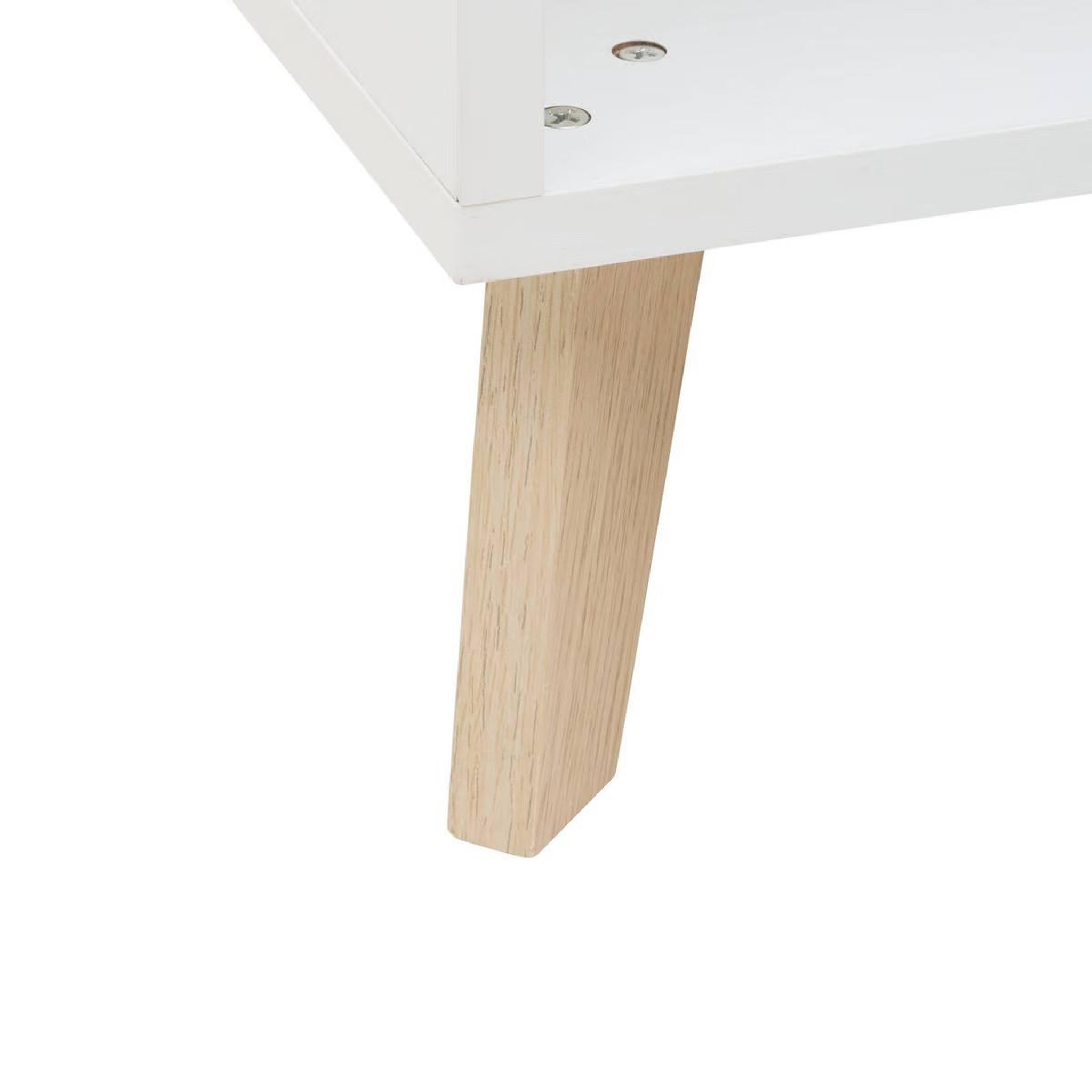 Voir la diapositive 6 : FIVE Table basse avec tiroir  luma  90cm blanc