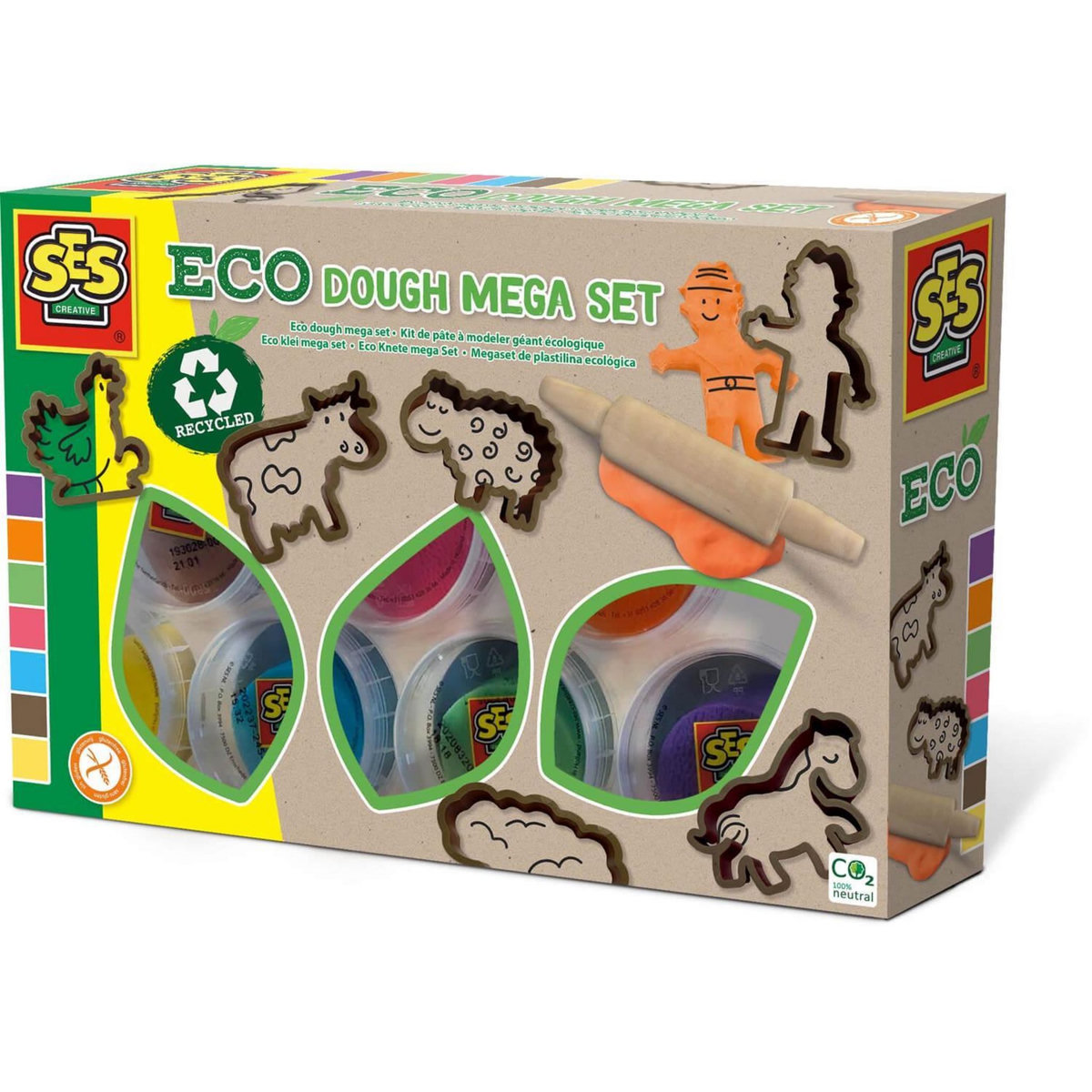 SES Creative Kit de pâte à modeler géant écologique