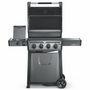 Voir la diapositive 2 : NAPOLEON Barbecue gaz Freestyle noir 4 bruleurs + 1 rechaud plat sur chariot,  60x45 cm