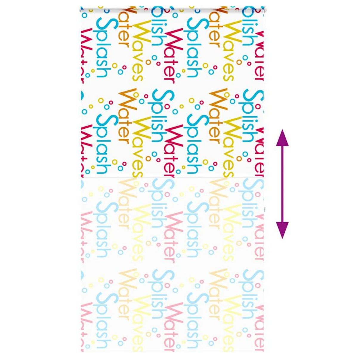 VIDAXL Store enrouleur de douche avec cassette largeur du tissu 136 cm