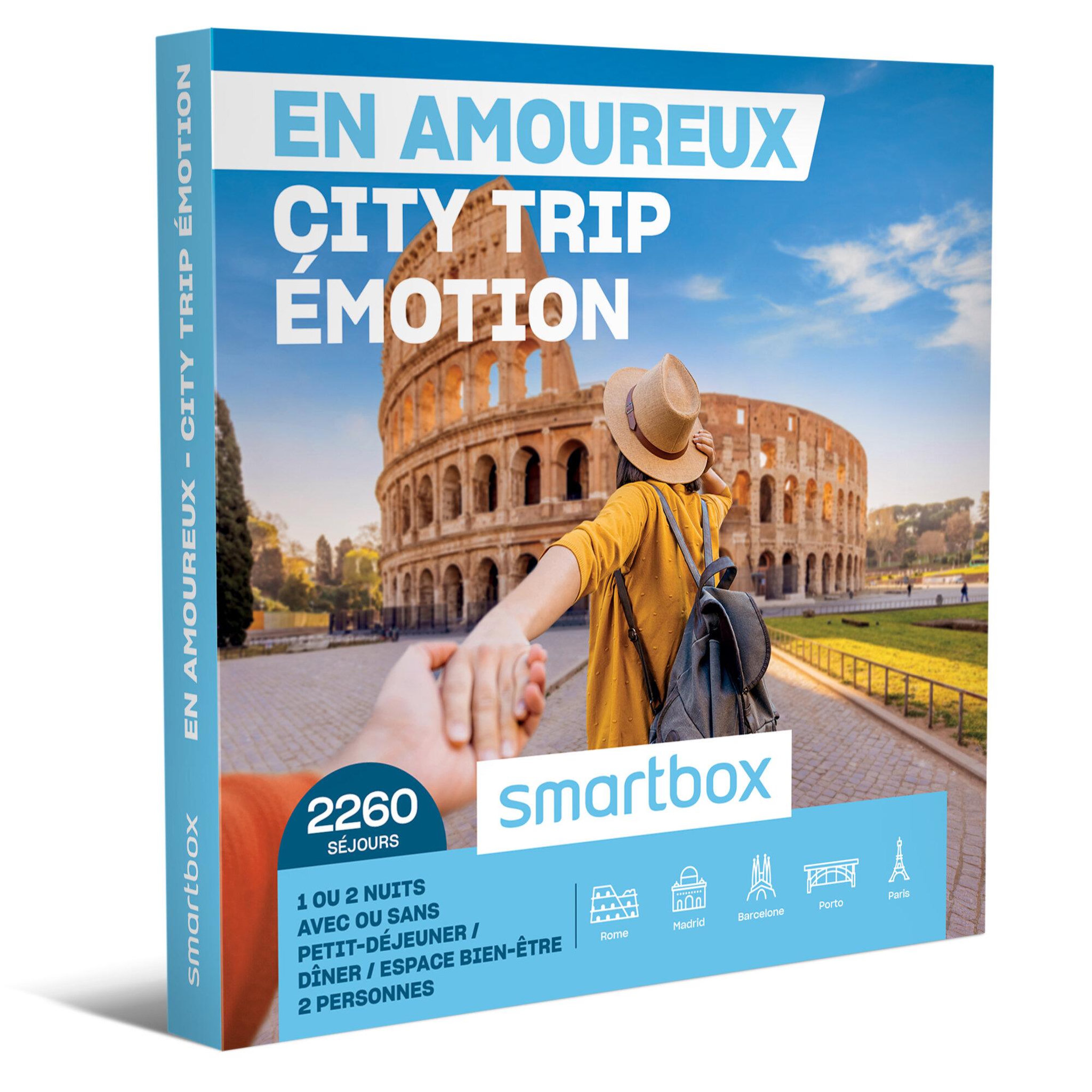 Smartbox En amoureux - city trip émotion - coffret cadeau séjour