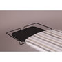 Voir la diapositive 4 : BATIMEX Table à repasser en bois NUBAR 130x47 H92cm housse 100% cotton avec repose fer et repose centrale vapeur