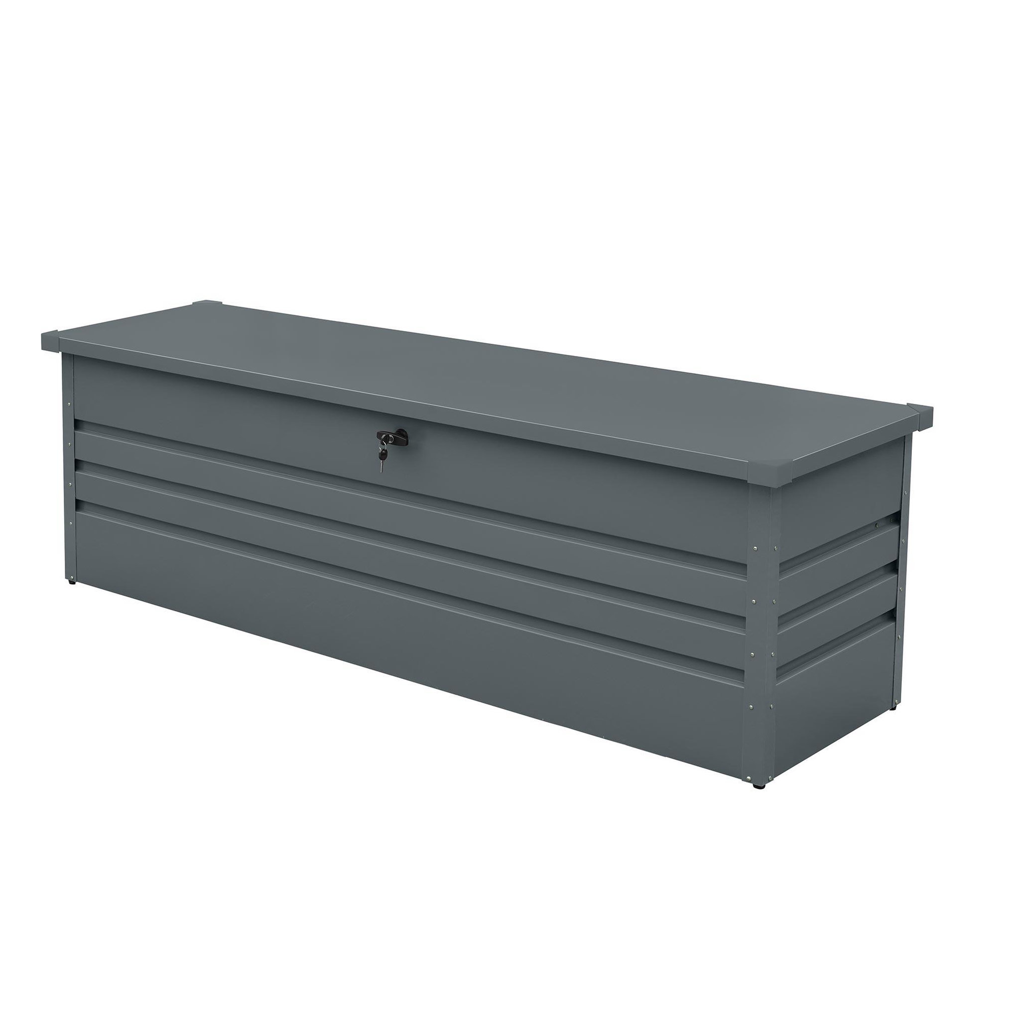 Voir la diapositive 5 : WERKAPRO Coffre de rangement de jardin en métal WERKA PRO  1000 litres