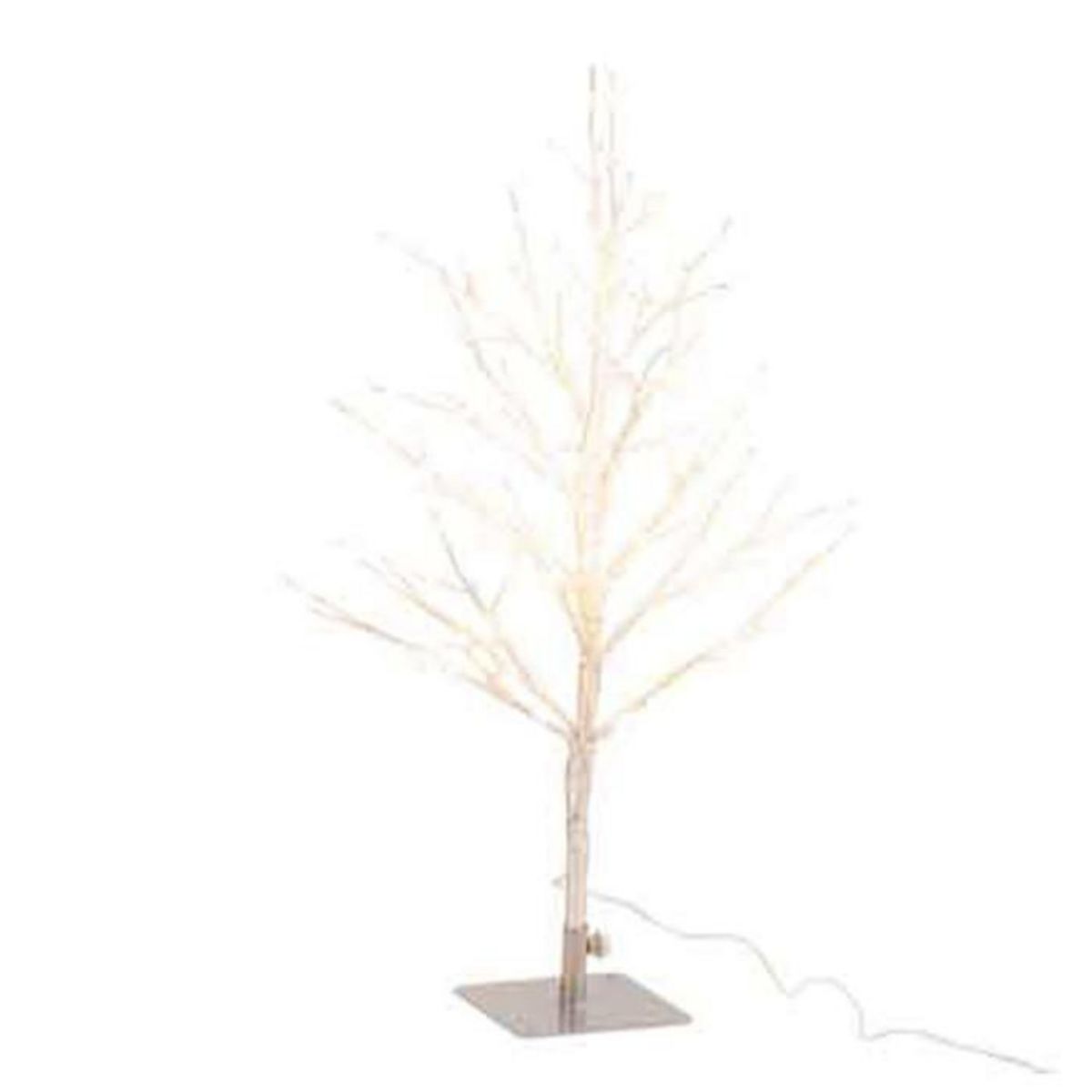 Paris Prix Arbre Déco Led en Métal  Dénudé  60cm Argent