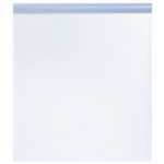 VIDAXL Film de fenetre statique depoli gris transparent 60x2000 cm PVC