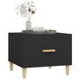 Voir la diapositive 4 : VIDAXL Table basse Noir 50x50x40 cm Bois d'ingenierie