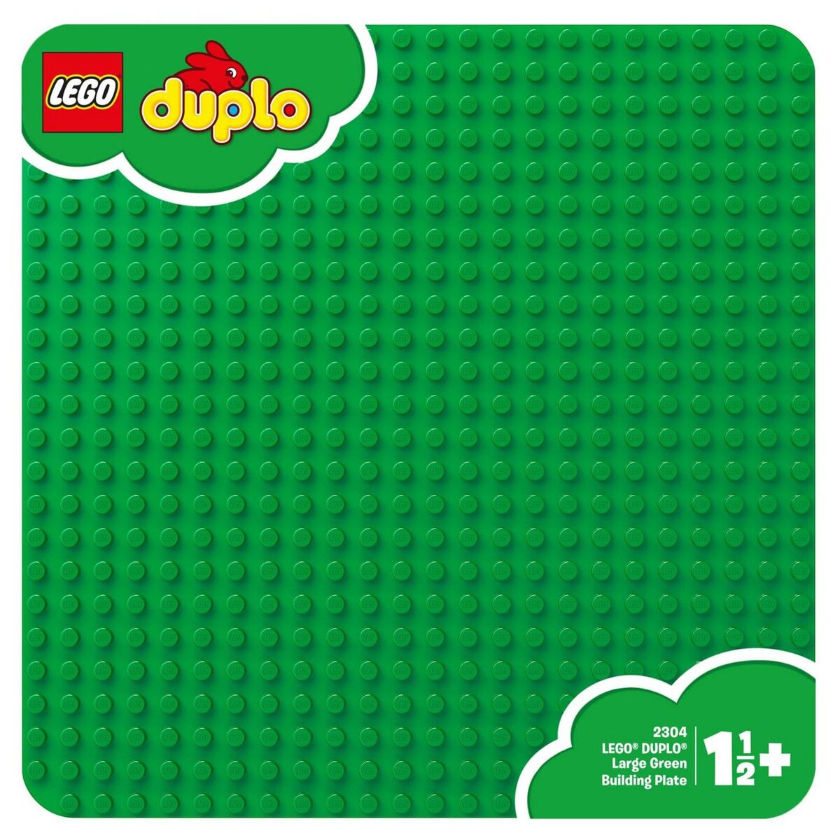 LEGO DUPLO 2304 - Grande plaque base verte Classique pas cher 