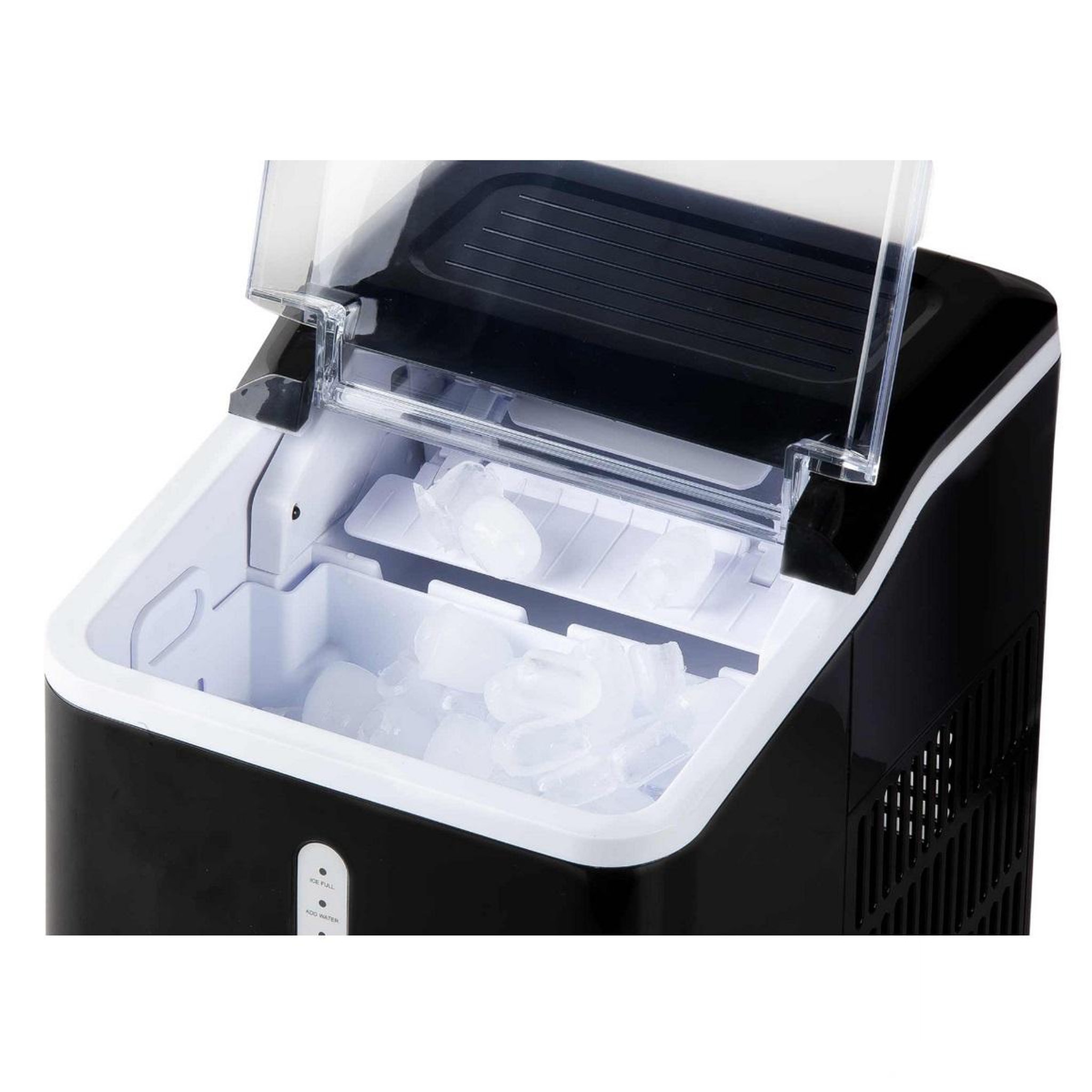 Voir la diapositive 3 : Domo Machine à glaçons 120w 12kg/24h noir - do9220ib