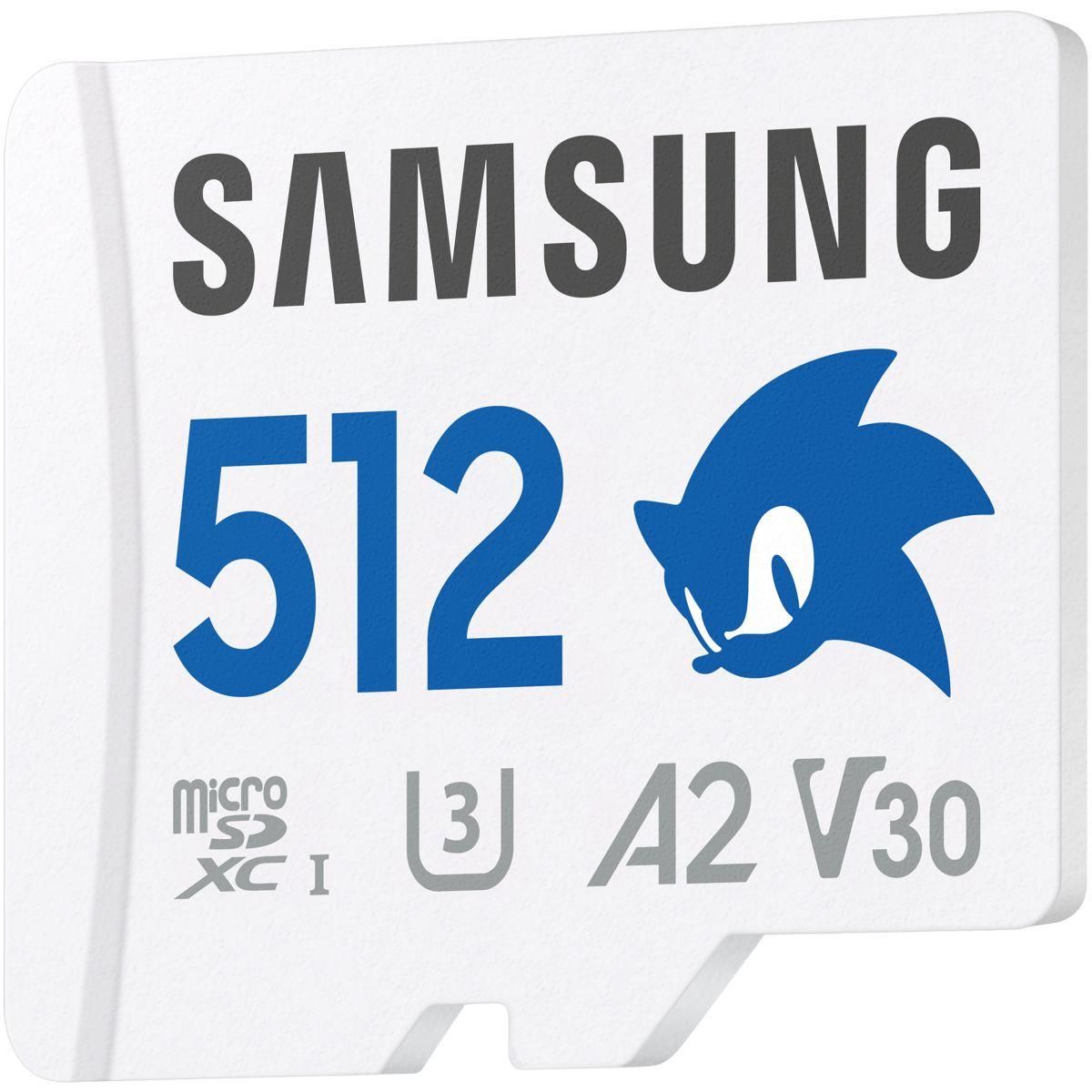 Samsung Carte Micro SD 512 go PRO PLUS SONIC