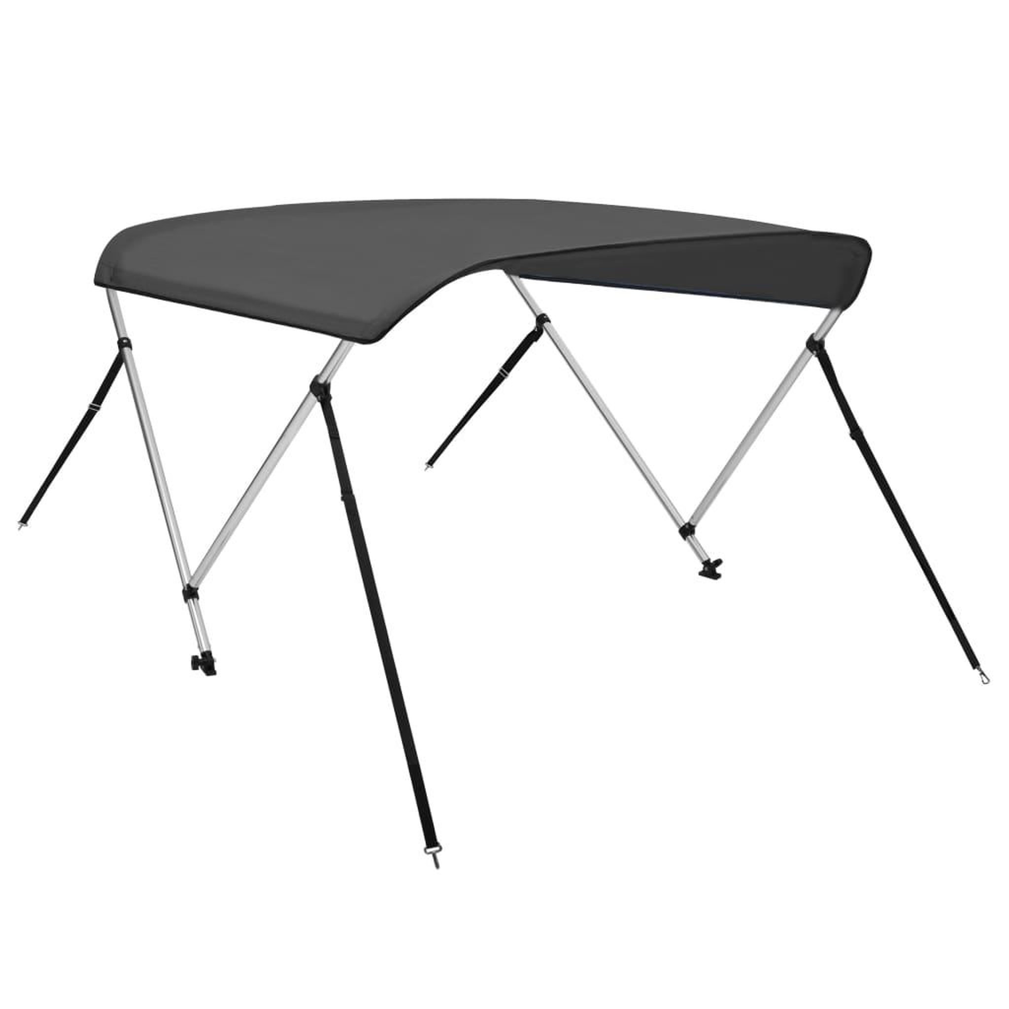 Voir la diapositive 3 : VIDAXL Auvent bimini a 2 arceaux Anthracite 180x130x110 cm