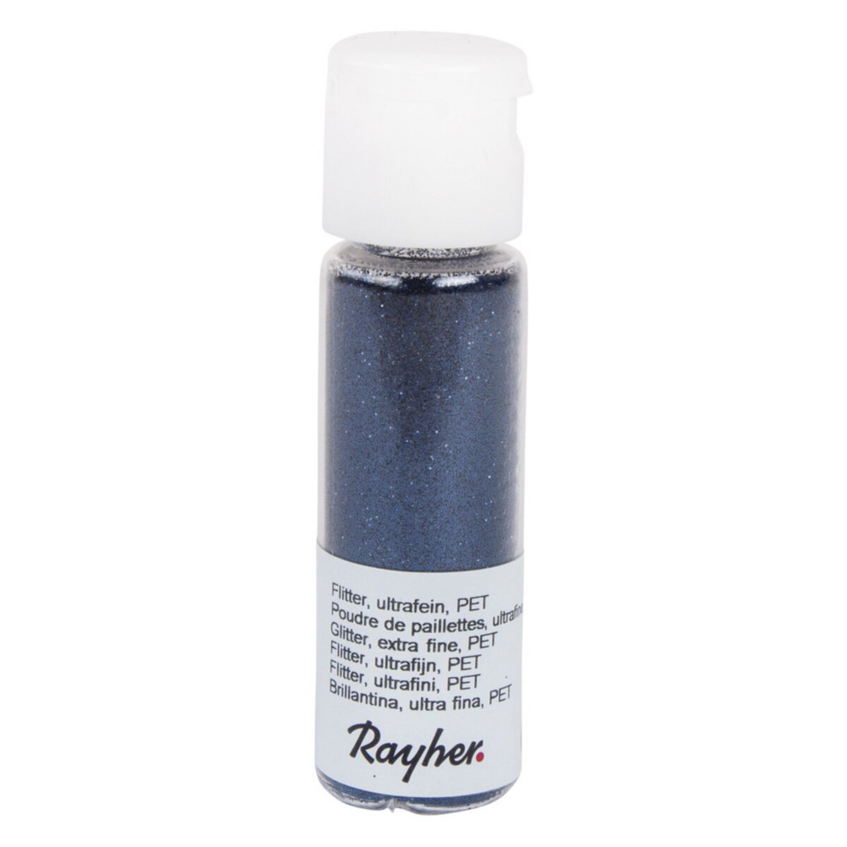 Poudre de paillettes bleu foncé