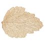 Voir la diapositive 2 : FEERIC LIGHT & CHRISTMAS Lot de 6 sets de table motif feuille - 47 x 36 cm - Doré