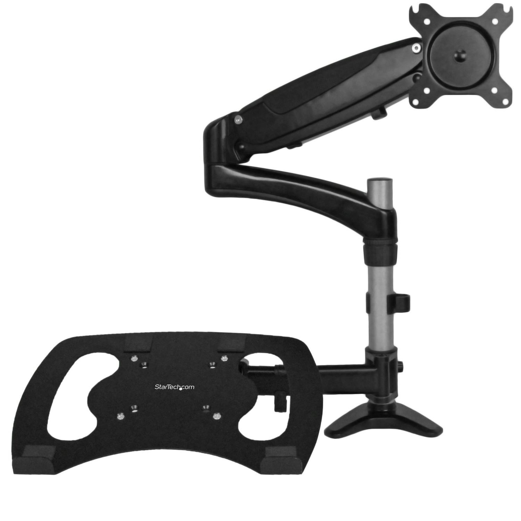 Voir la diapositive 3 : Startech Startech.com armunonb support d'écran plat pour bureau 68,6 cm (27 ) aluminium, noir