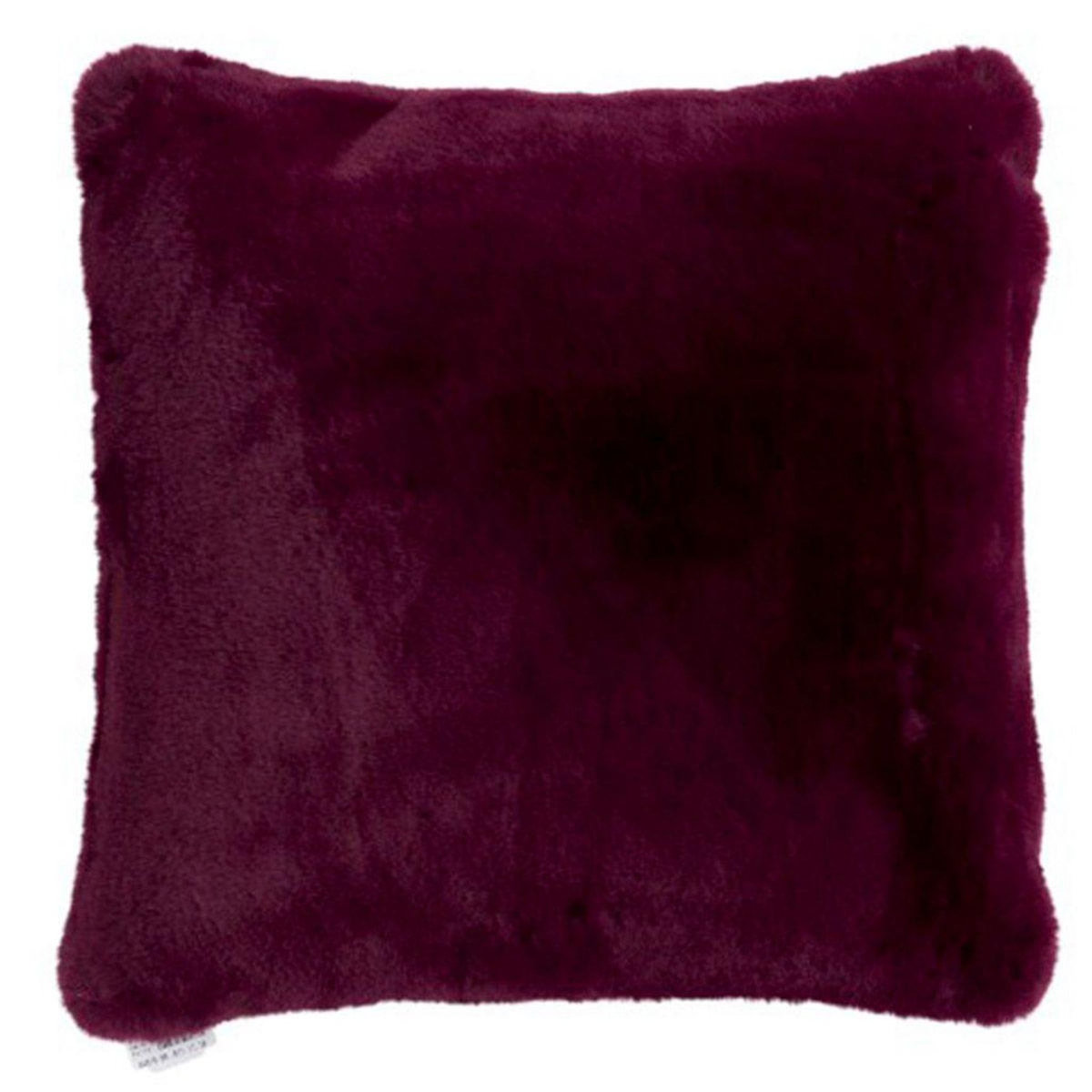 Paris Prix Coussin Imitation Fourrure  Cutie  45x45cm Violet