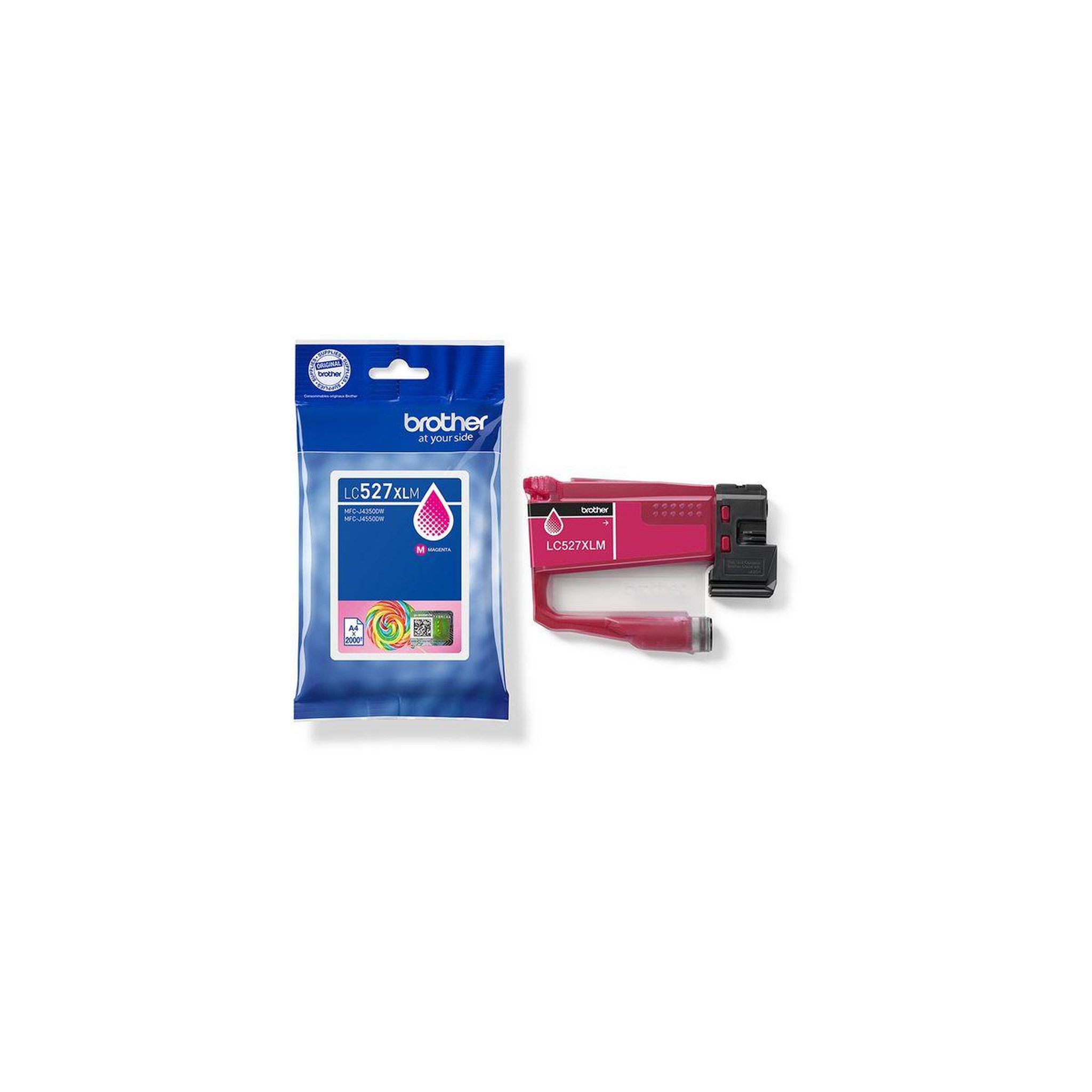Voir la diapositive 2 : Brother Cartouche d'encre originale lc527 xl magenta haute capacité - lc527xlm