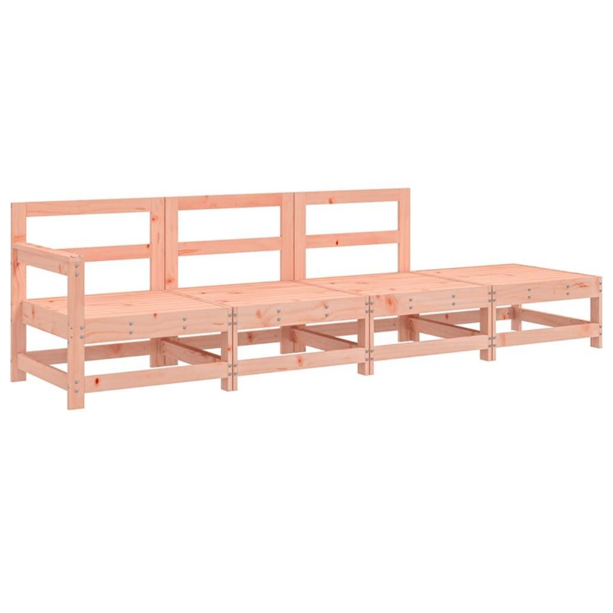VIDAXL Salon de jardin 4 pcs bois massif douglas