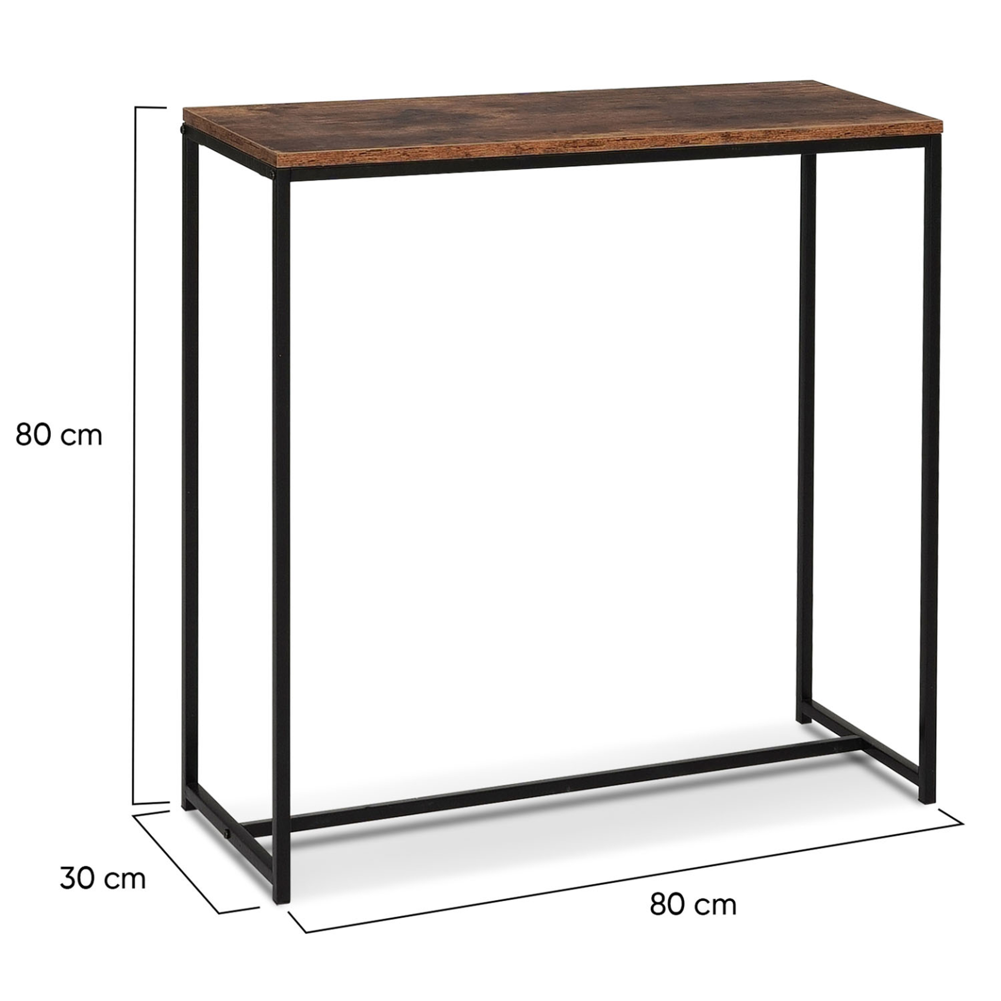 Voir la diapositive 5 : ID MARKET Console dayton plateau effet vieilli design industriel