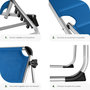 Voir la diapositive 3 : tectake Bain de soleil Transat Chaise longue Rembourrage épais, Pliable