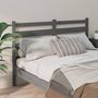 Voir la diapositive 3 : VIDAXL Tete de lit Gris 146x4x100 cm Bois massif de pin