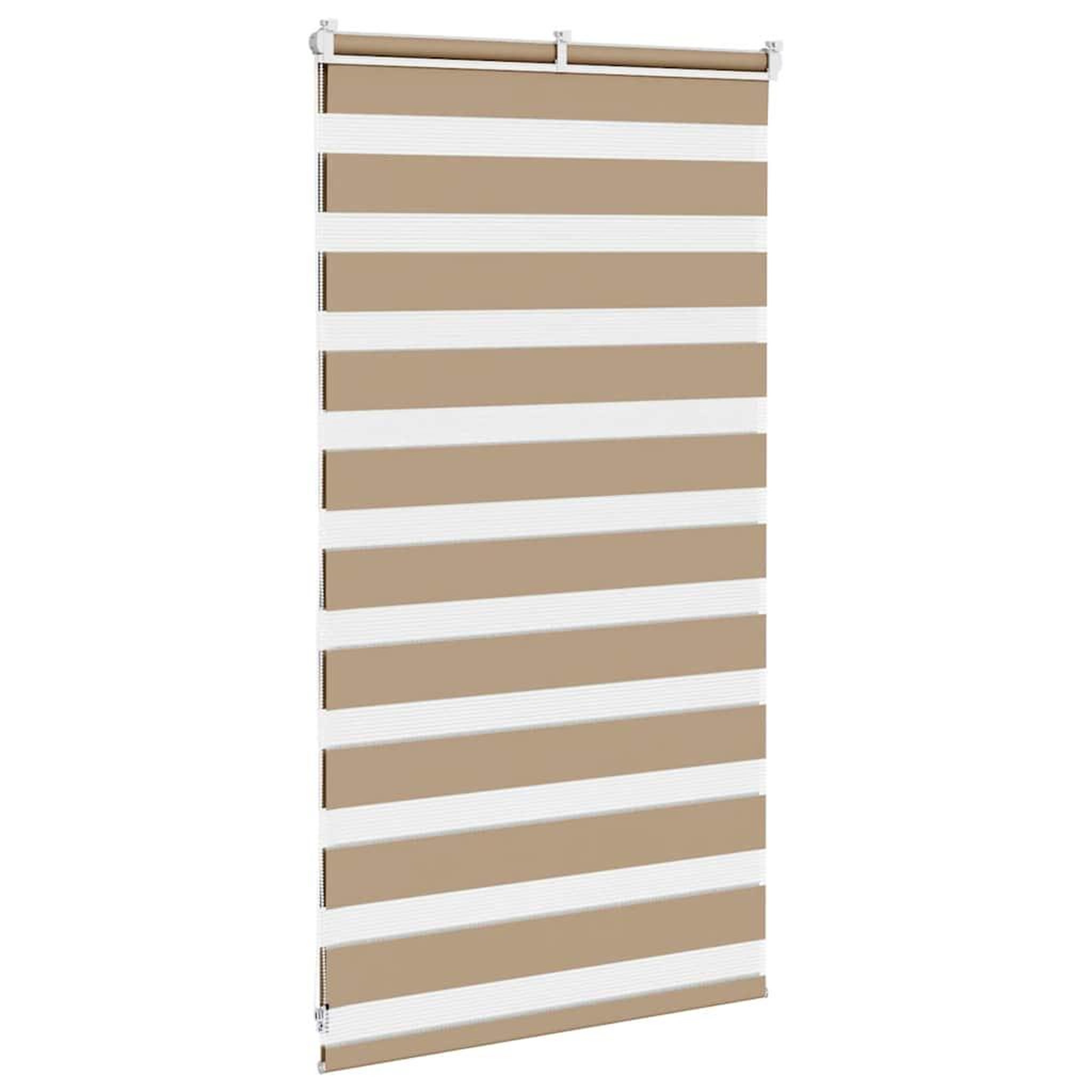 Voir la diapositive 4 : VIDAXL Store zebre marron sable largeur du tissu 80,9 cm polyester