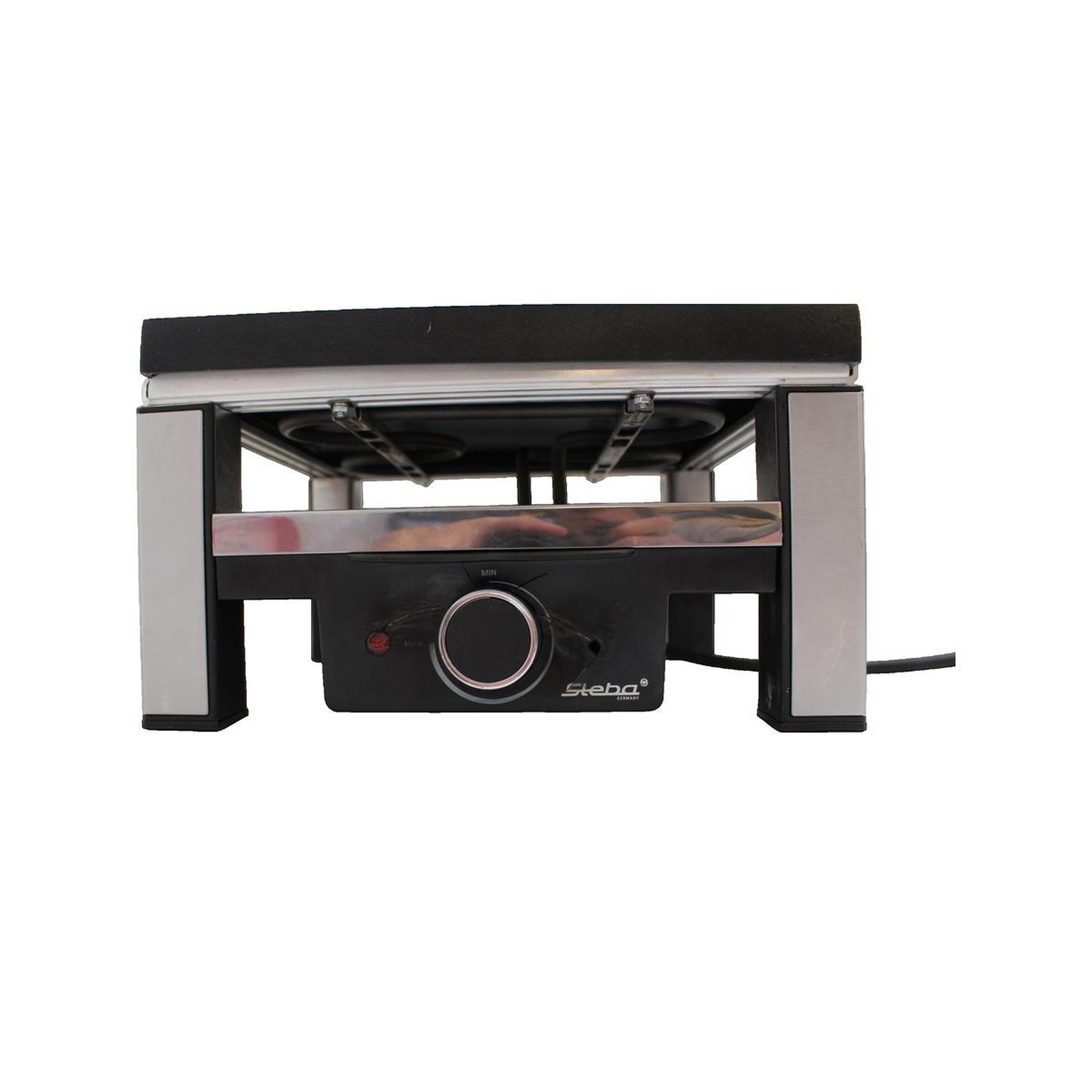 Voir la diapositive 3 : STEBA Appareil à raclette Steba RC 104 noir et acier inoxydable