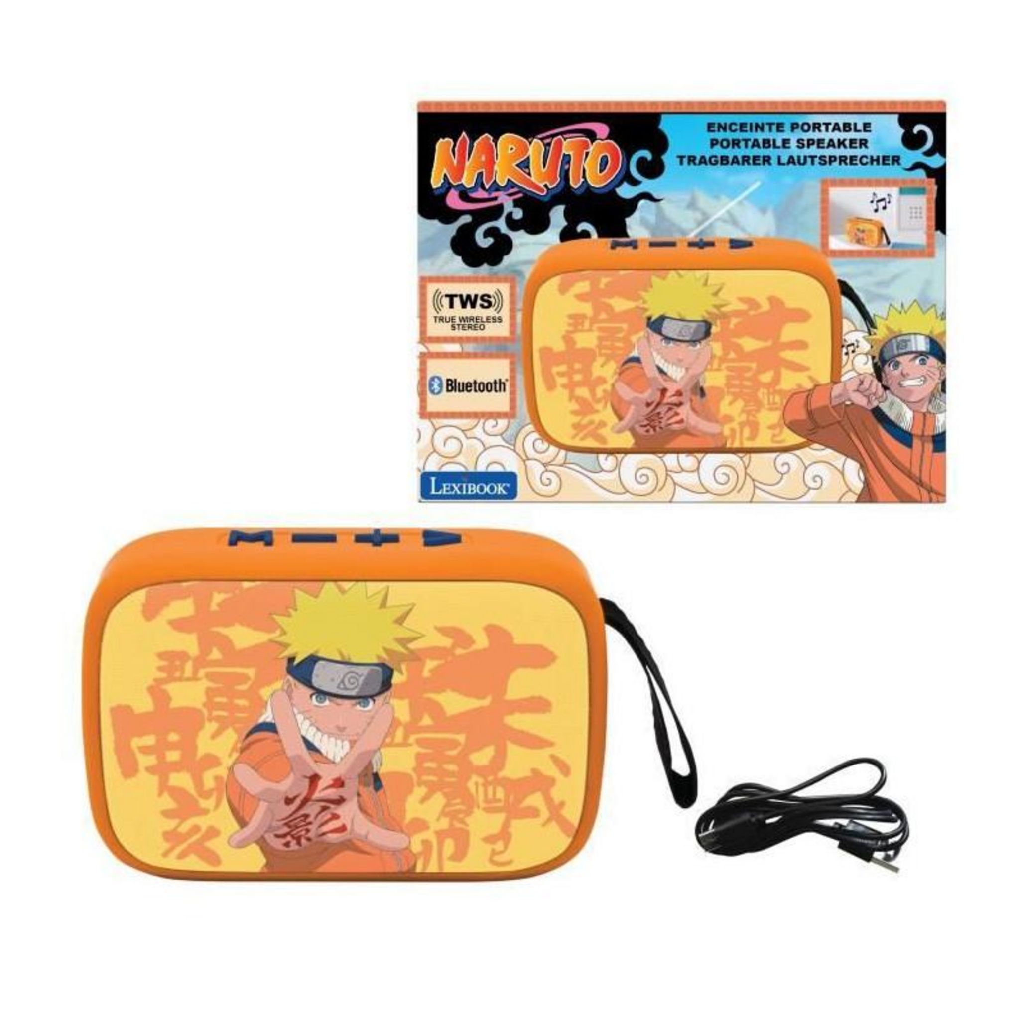 Enceinte Bluetooth portable Lexibook Naruto | Slowood Interior