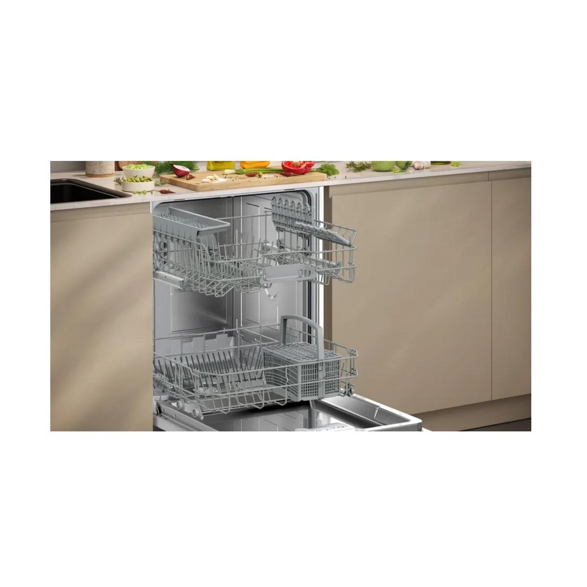 Voir la diapositive 4 : Neff Lave-vaisselle 60cm 14 couverts 42db blanc - s275htx06e