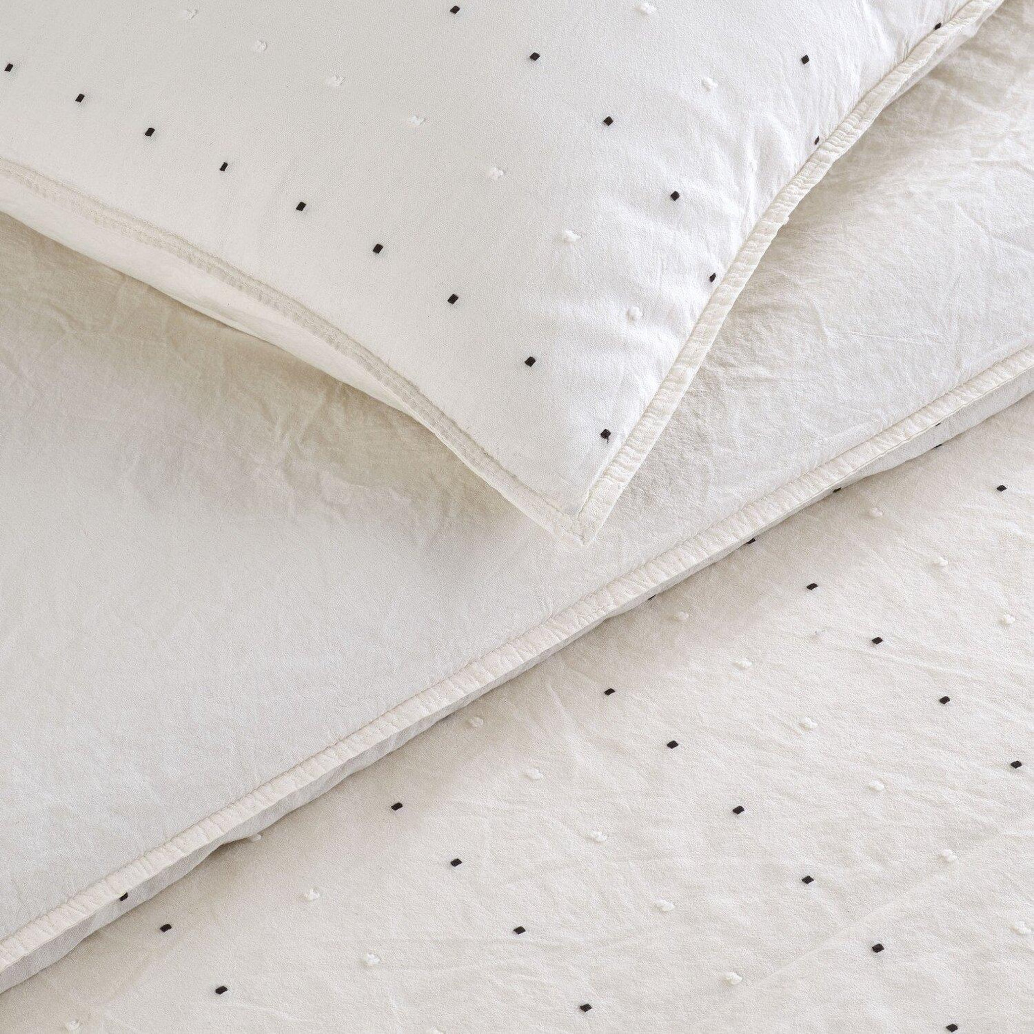 Voir la diapositive 2 : Home collection Parure housse de couette avec taie(s) 100 % coton Encorte