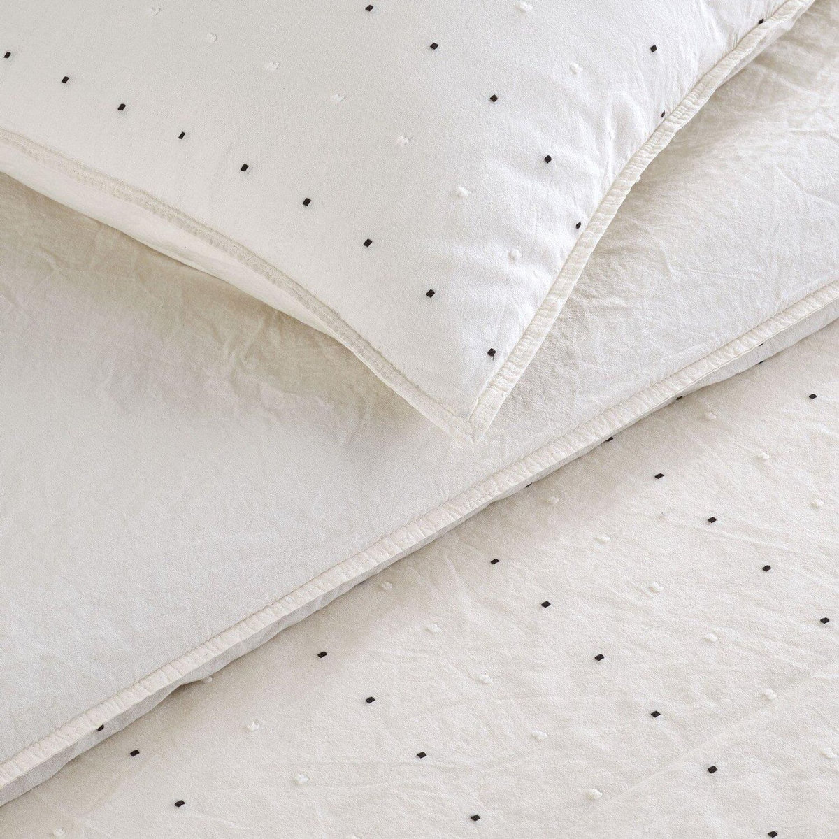 Home collection Parure housse de couette avec taie(s) 100 % coton Encorte