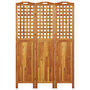 Voir la diapositive 5 : VIDAXL Cloison de separation 3 panneaux 121,5x2x180 cm Bois d'acacia