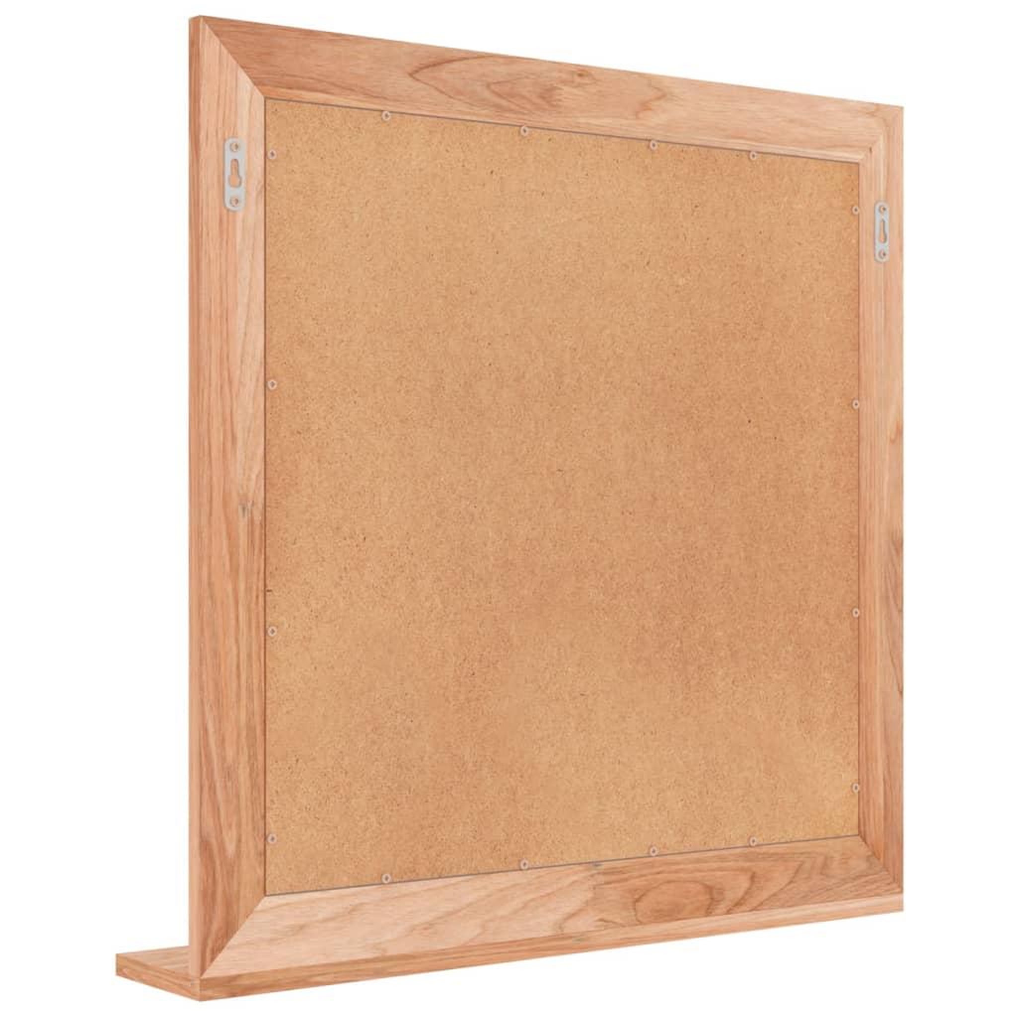 Voir la diapositive 5 : VIDAXL Miroir mural 55x55 cm Bois massif de noyer