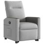 Voir la diapositive 4 : VIDAXL Fauteuil inclinable gris nuage tissu