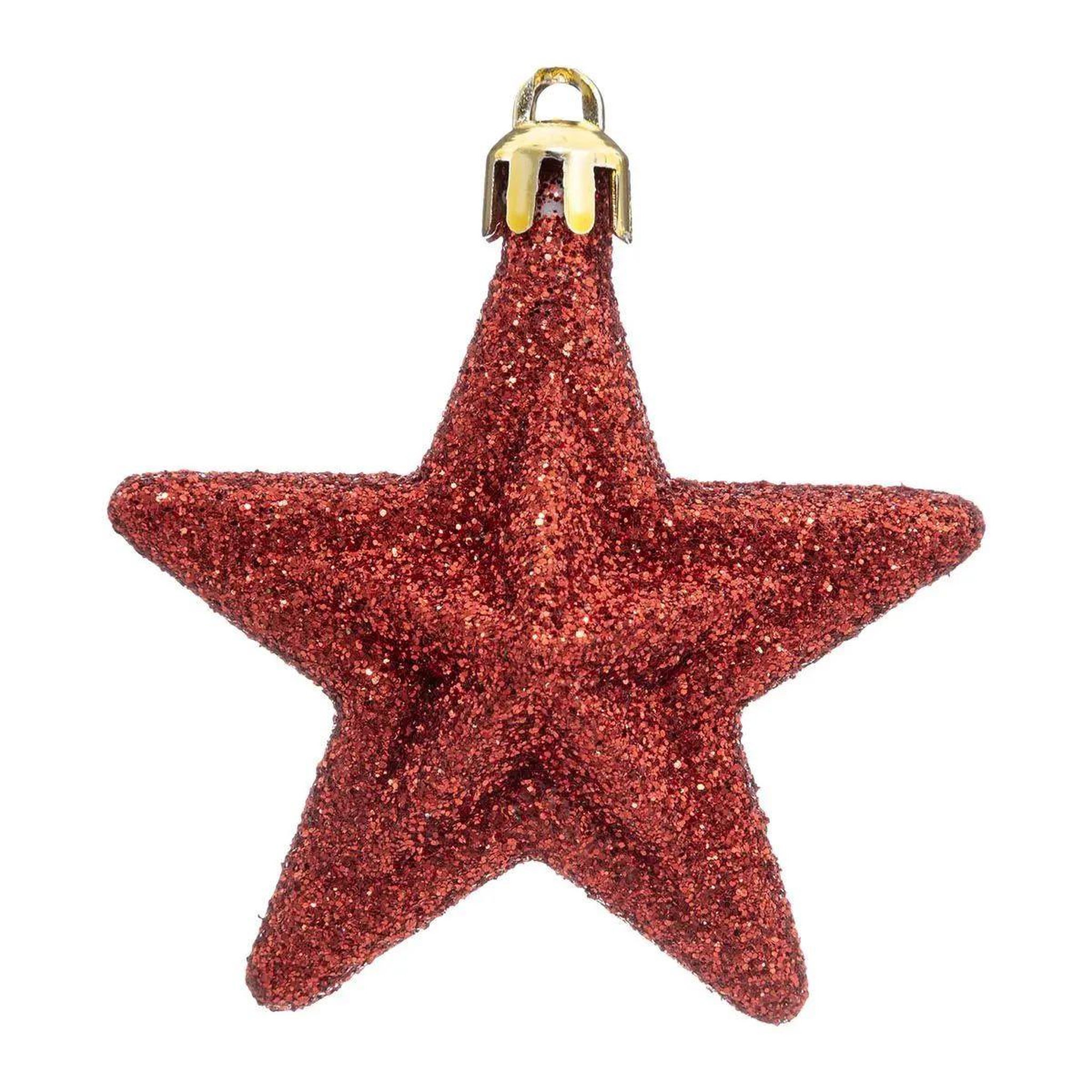Voir la diapositive 4 : ATMOSPHERA Sujet de noël 6 pièces  délice  7cm vert, rouge & or