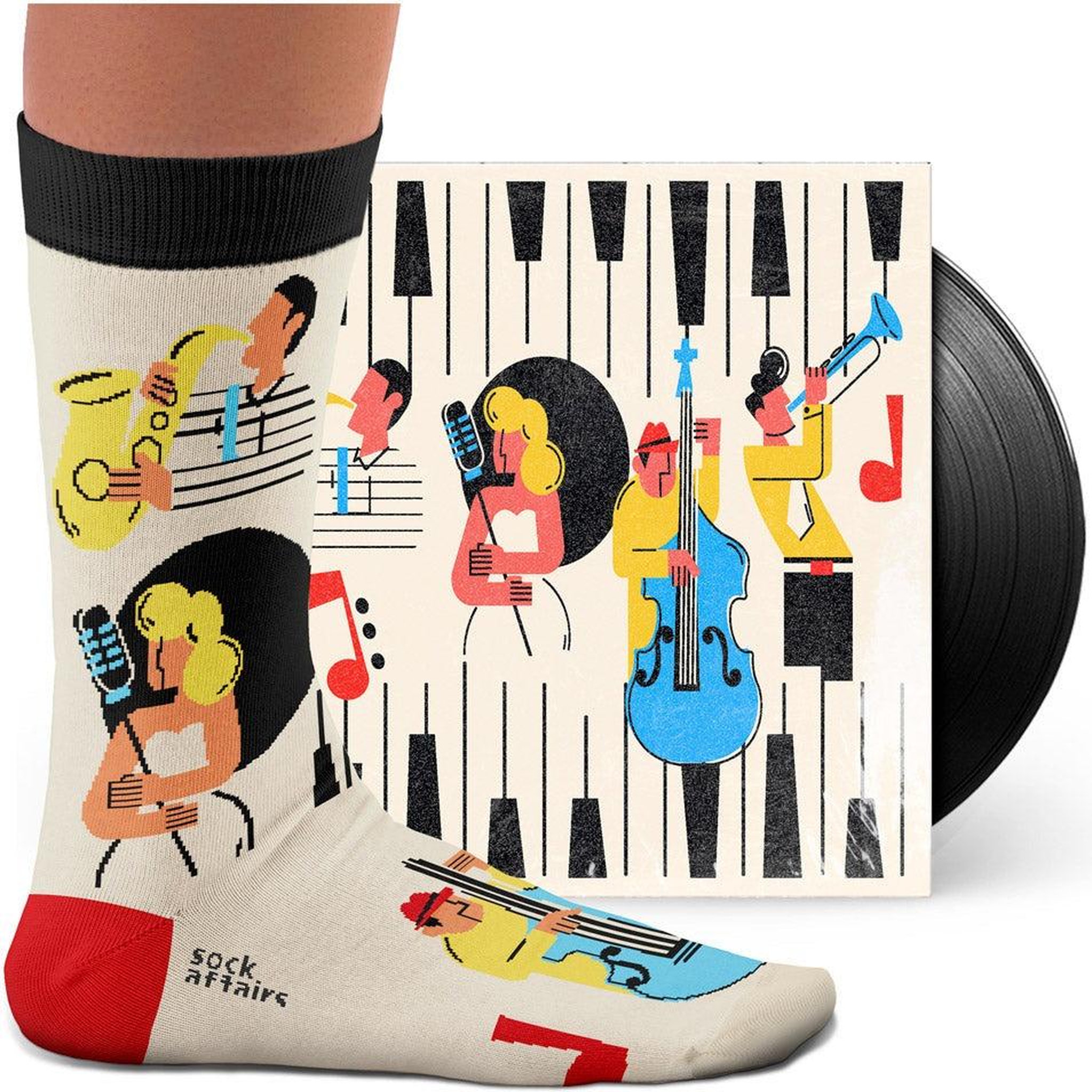 Voir la diapositive 5 : SOCK AFFAIRS Chaussettes jazz it up