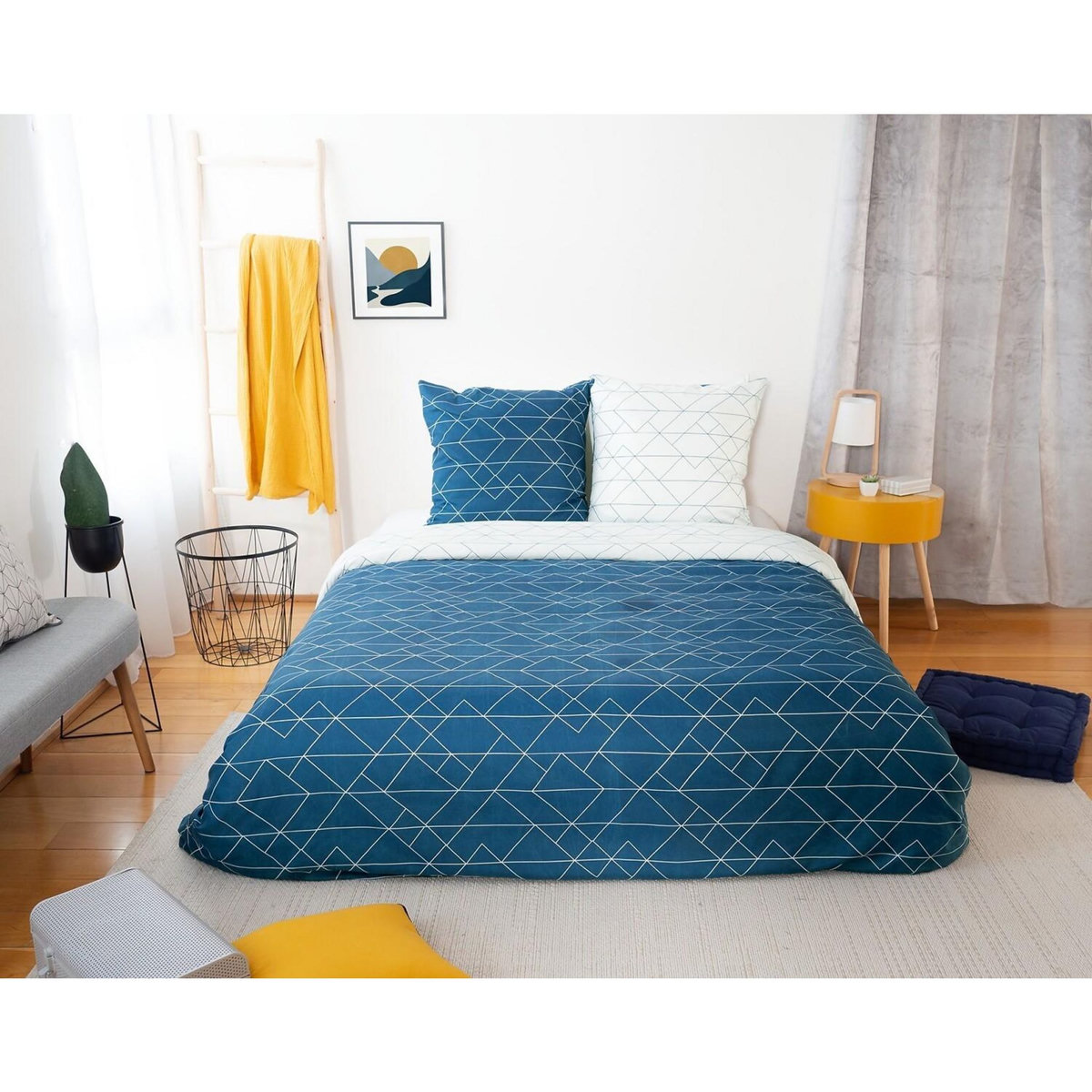 Home collection Parure housse de couette 100% microfibre 72gsm list