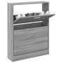 Voir la diapositive 3 : VIDAXL Armoire a chaussures Sonoma gris 59x17x81 cm Bois d'ingenierie