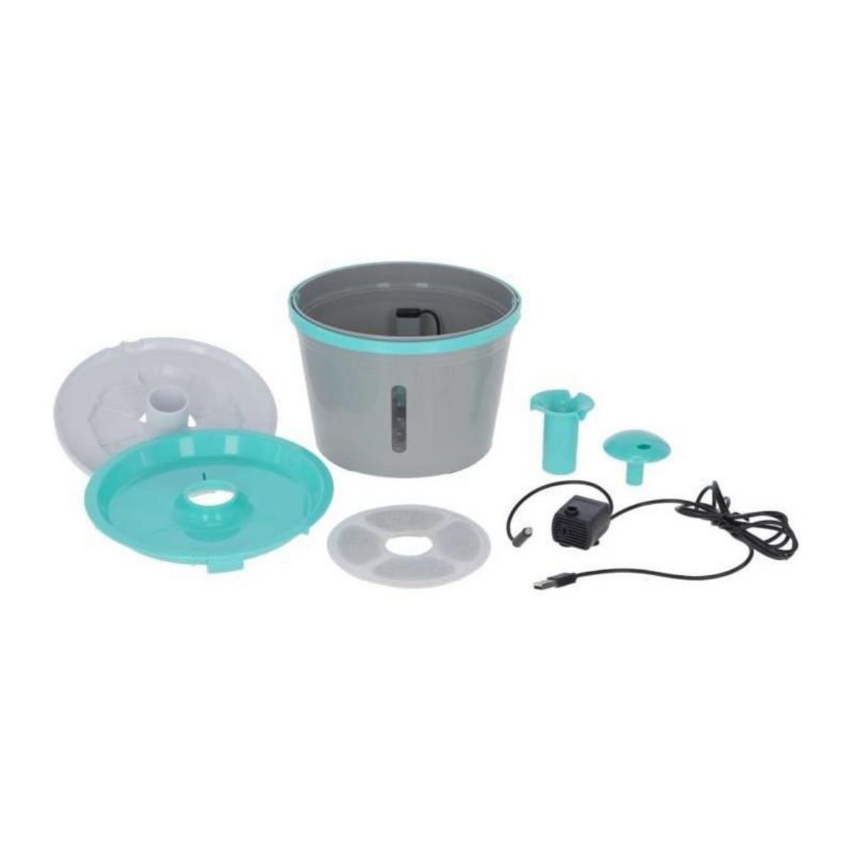 KERBL Fontaine a eau - KERBL - 80557 - 1,6 l - Gris/bleu