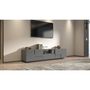 Voir la diapositive 5 : Meuble TV 1 niche 1 tiroir 4 portes L220 cm ROME