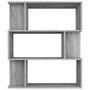 Voir la diapositive 3 : VIDAXL Bibliotheque/Cloison Sonoma gris 80x24x96 cm Bois d'ingenierie