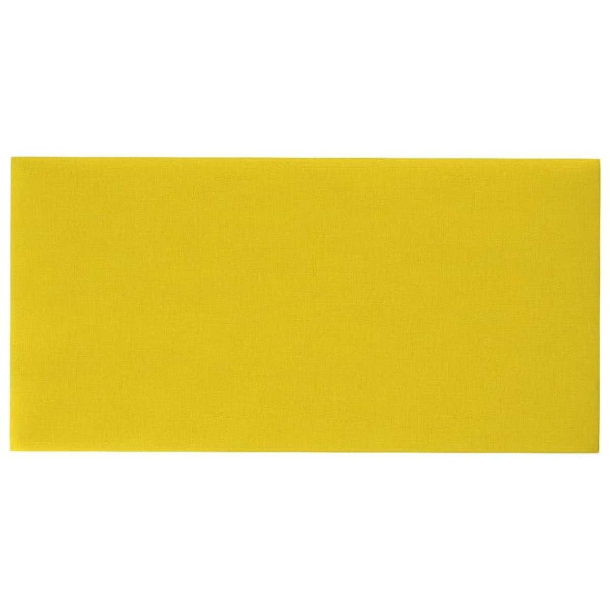 VIDAXL Panneaux muraux 12 pcs Jaune clair 60x30 cm Tissu 2,16 m^2