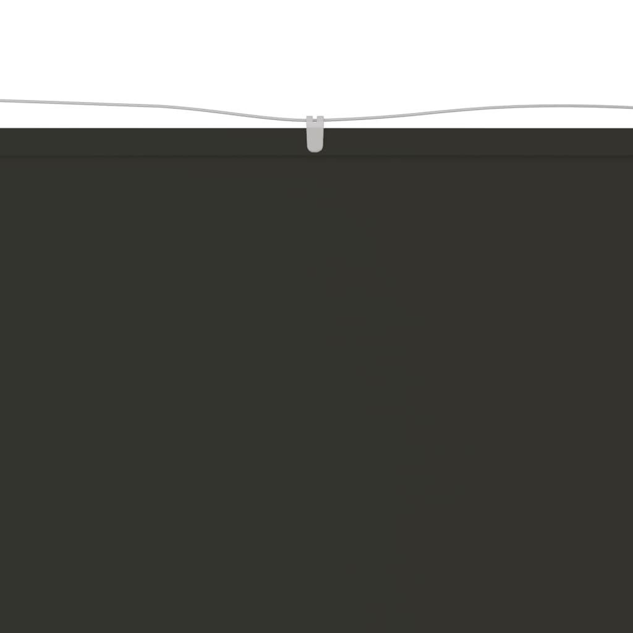 Voir la diapositive 3 : VIDAXL Auvent vertical Anthracite 60x1000 cm Tissu oxford