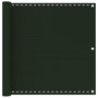 Voir la diapositive 1 : VIDAXL Ecran de balcon Vert fonce 90x400 cm PEHD