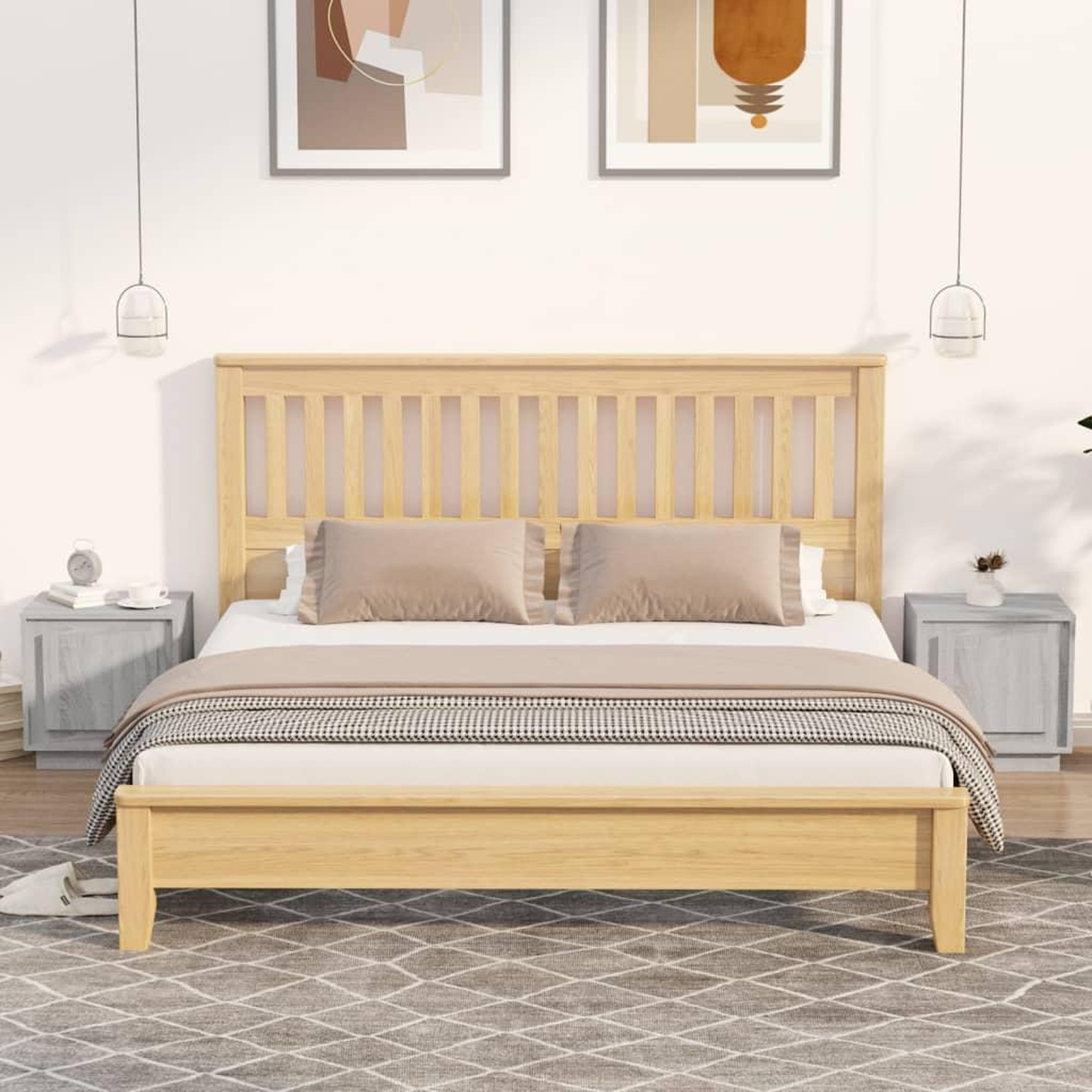 VIDAXL Tables de chevet 2 pcs sonoma gris 44x35x45cm bois d'ingenierie