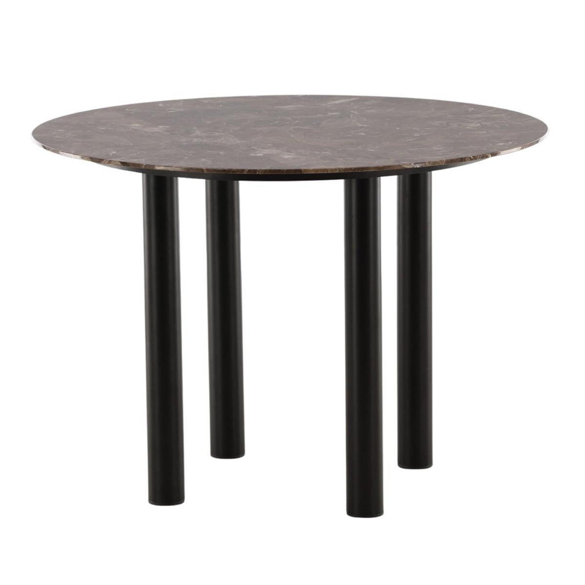 Paris Prix Table à Manger Ronde  Havsten  106cm Marron