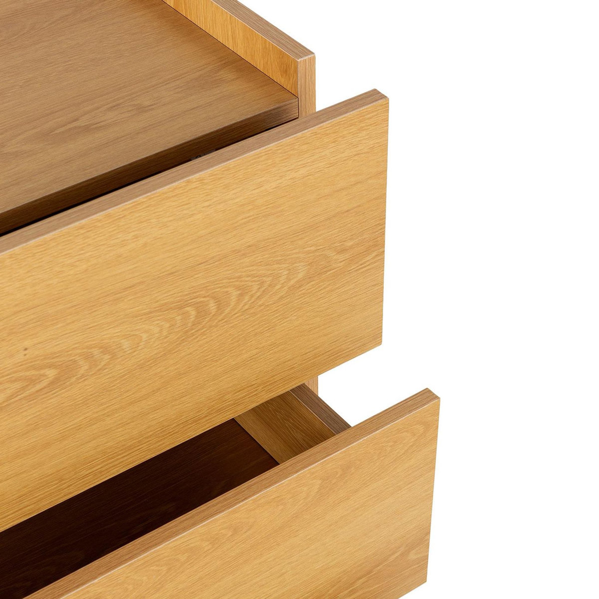 VS VENTA-STOCK Commode Siren 3 tiroirs couleur Chêne