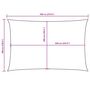 Voir la diapositive 6 : VIDAXL Voile de parasol tissu oxford rectangulaire 5x7 m terre cuite